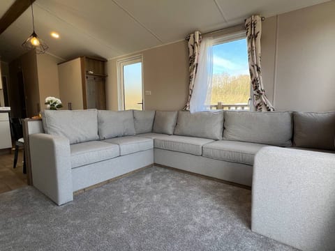 Plush lounge seating